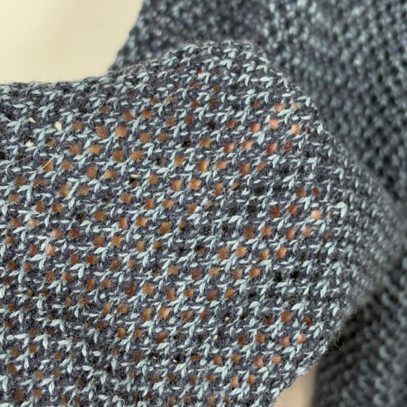 J Jill Womens Wool Tie Cardigan Duster Sweater Sz L Open‎ Knit Beach Office NWOT - Picture 4 of 14